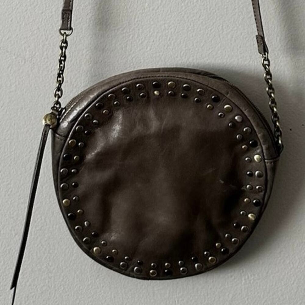 HOBO Leather Studded Crossbody